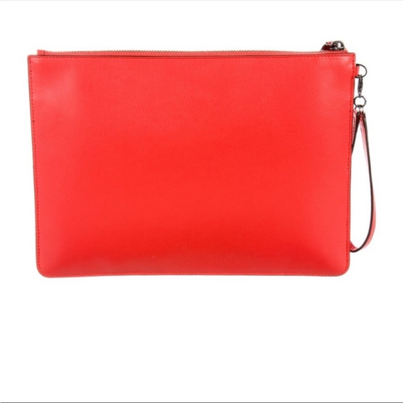 DVF diane von furstenberg Orange Pouchette Clutch - Picture 7 of 11